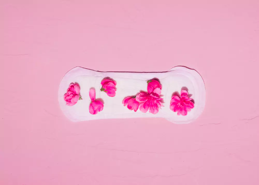 Sanitary Towel With Petals